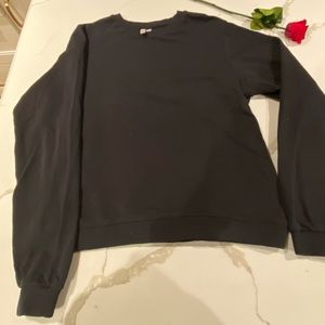 ASOS black crew neck sweatshirt